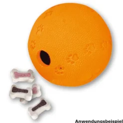 Hundespielzeug Naturgummiball farblich sortiert CleverDog Ø 7 cm