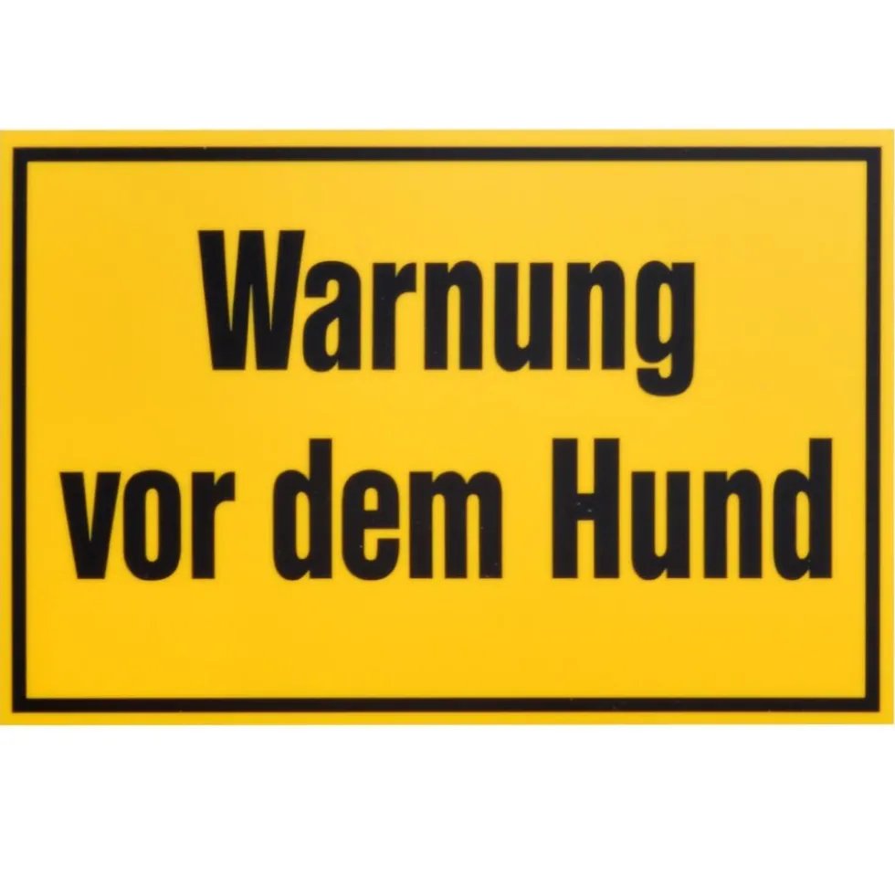 Hunde Warnschild 300 x 200 mm