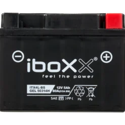 iboxx Motorradbatterie GEL 12V5Ah ITX4L-BS Zweirad-Starterbatterie