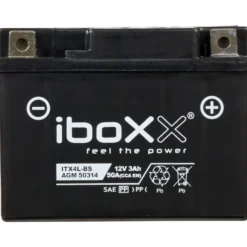 iboxx Motorradbatterie 12V 3Ah AGM 50314 Starterbatterie