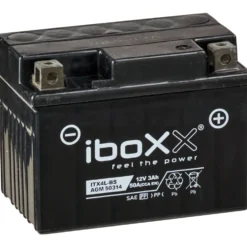 iboxx Motorradbatterie 12V 3Ah AGM 50314 Starterbatterie