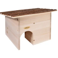 Igelhaus Holz34 x 28 x 25 cm