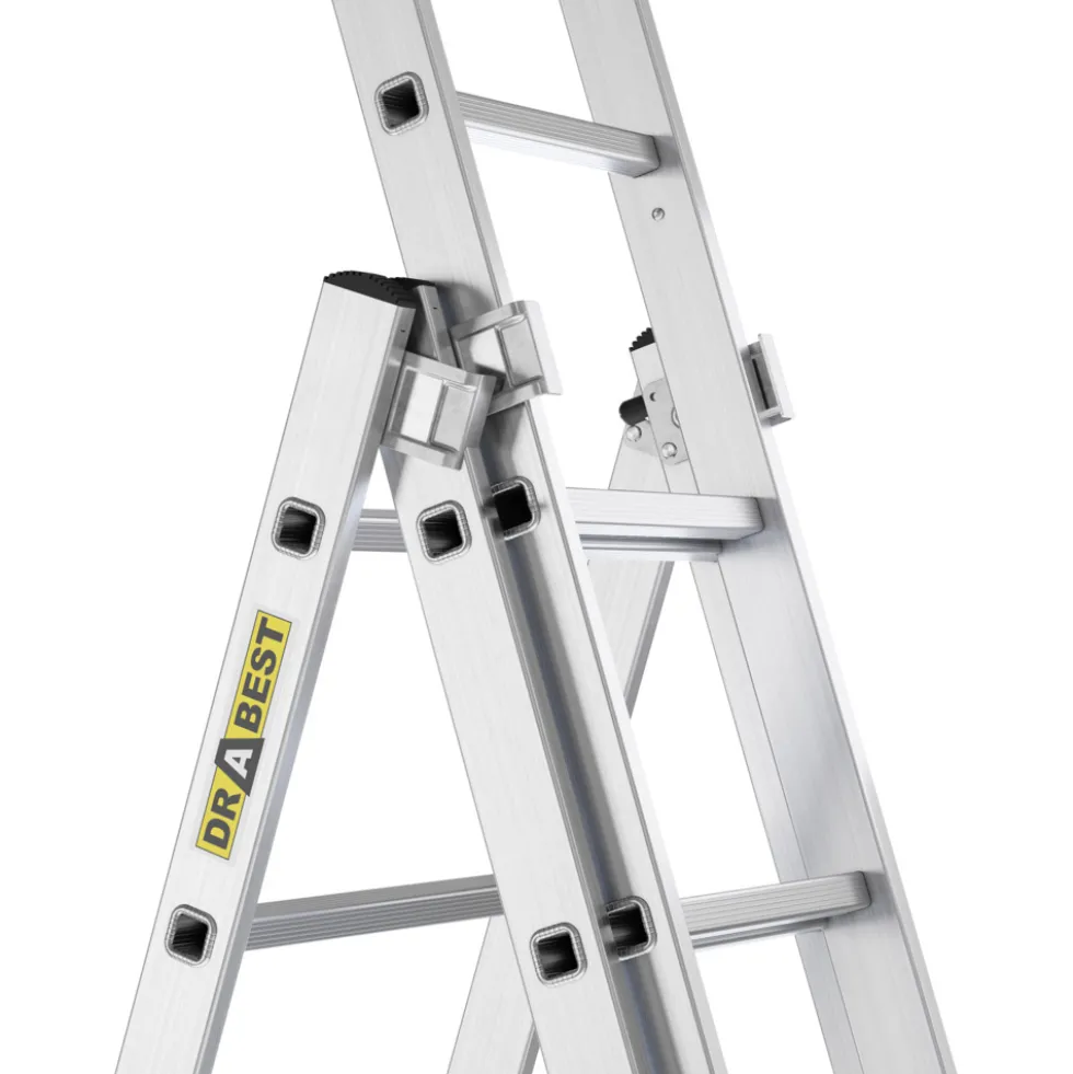 3in1 Aluminium-Mehrzweckleiter bis ca. 150 kg