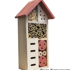 Insektenhotel in verschiedenen Farben 13 x 8 x 26 cm