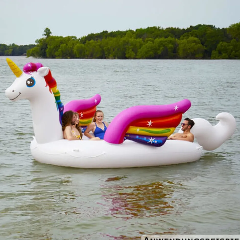 INTEX® XXL Einhorn Party-Insel 503x335x173 cm