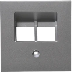 ISDN-Abdeckung Arcada Chrom Kunststoff Abdeckung
