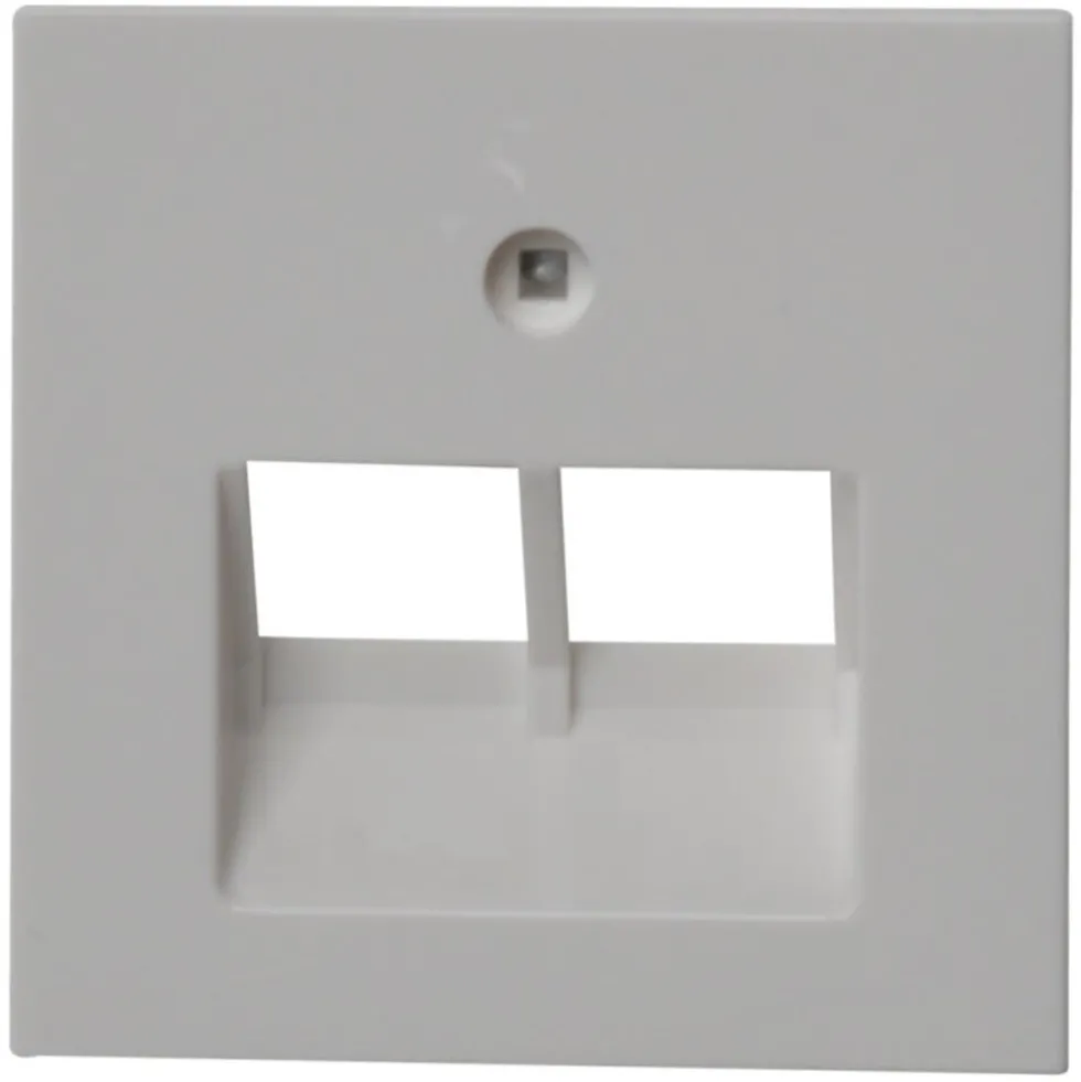 ISDN-Abdeckung Standard Quadro weiss Kunststoff Abdeckung