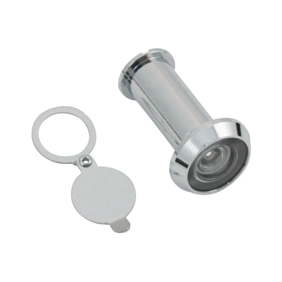 ISEO Tür-Spion mit Klappe Ø14 mm 180° verchromt