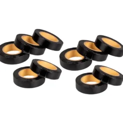 Isolierband 15 mm x 10 m, 10 Stück, schwarz