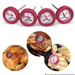 JIM BEAM Mini-Thermometer, 4er-Set