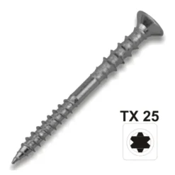 Justierschraube 6,0 x 60 mm TX Senkkopf aus Stahl verzinkt