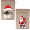 Jute-Geschenksack mit Zugkordel - 2 Motive sortiert 35x50cm