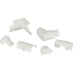 Kabelkanal-Verbindungselemente 30x15 mm 10-teilig, weiß