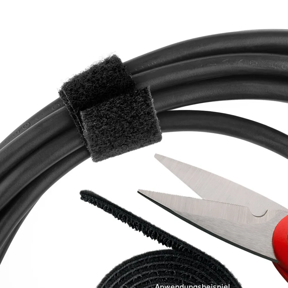 Kabel Management Klettverschluss-Rolle 1 m