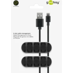 Kabel Management mit 4-Slots im 2-er Set