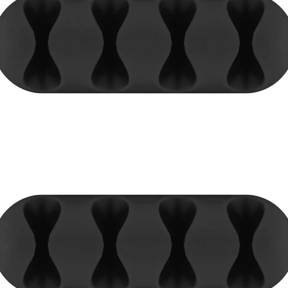Kabel Management mit 4-Slots im 2-er Set
