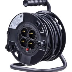 Kabeltrommel 25 m mit 4-fach Steckdose 3G x 1,5 mm²