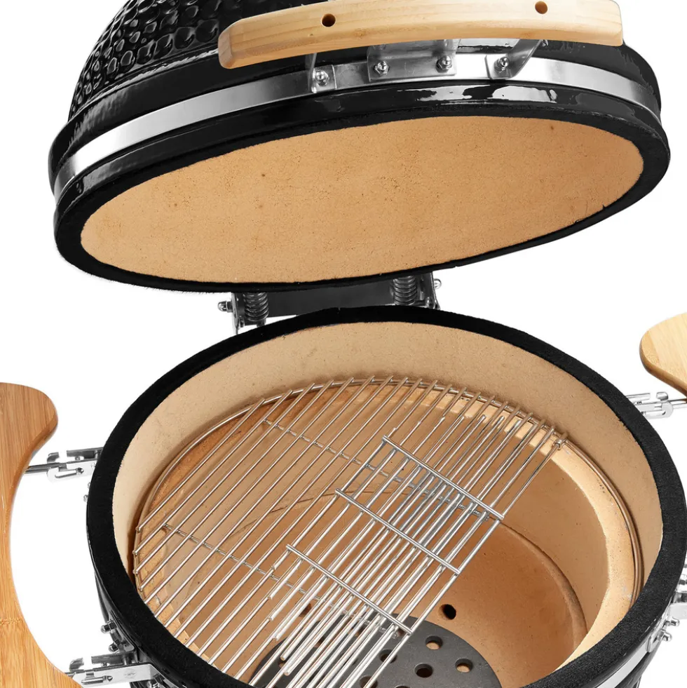 Kamadogrill 8-teilg, schwarz
