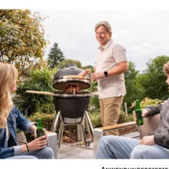 Kamadogrill 8-teilg, schwarz