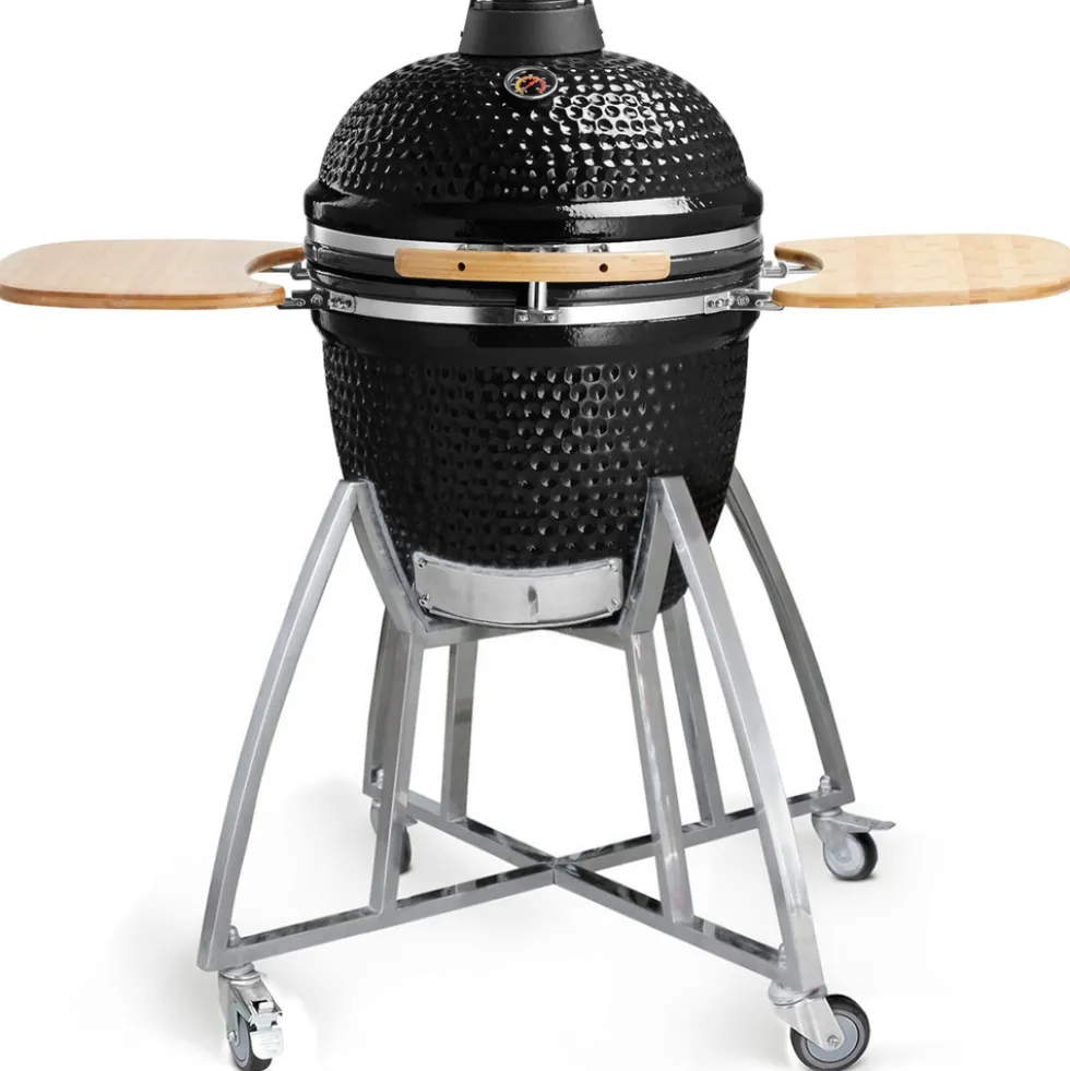 Kamadogrill 8-teilg, schwarz