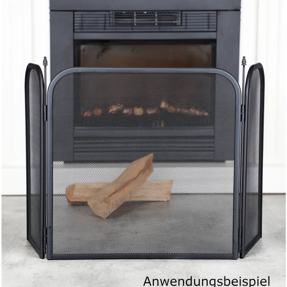 Kamin-Funkenschutz klappbar 53 x 96,5 cm