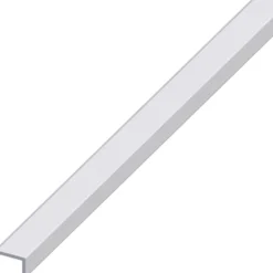 Kantenschutz-Profil Aluminium eloxiert 1000 x 19 x 8 x 1,6 mm silberfarben