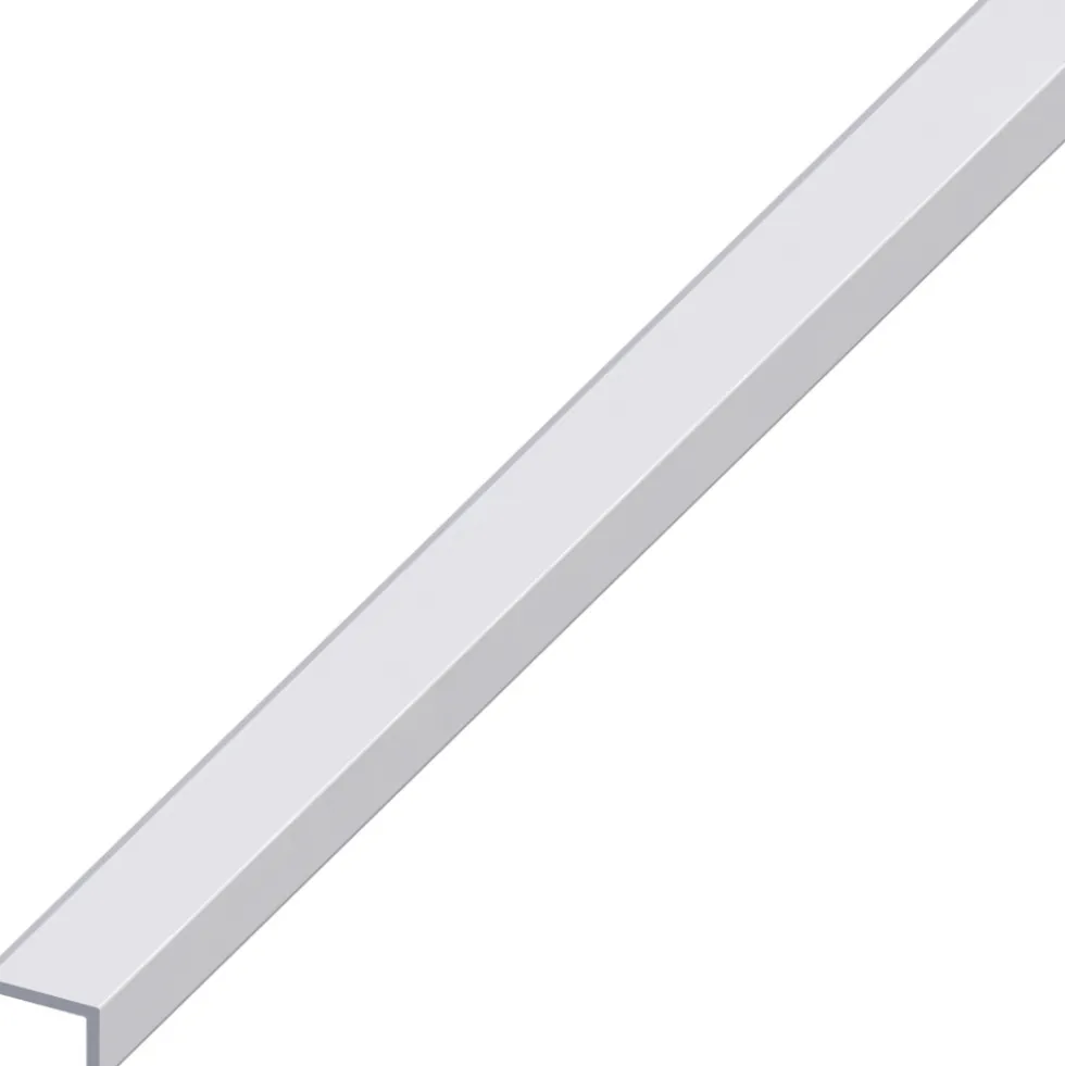 Kantenschutz-Profil Aluminium eloxiert 1000 x 19 x 8 x 1,6 mm silberfarben