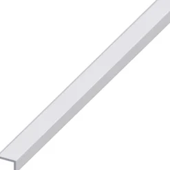 Kantenschutz-Profil Aluminium eloxiert 1000 x 14 x 10 x 1,5 mm silberfarben
