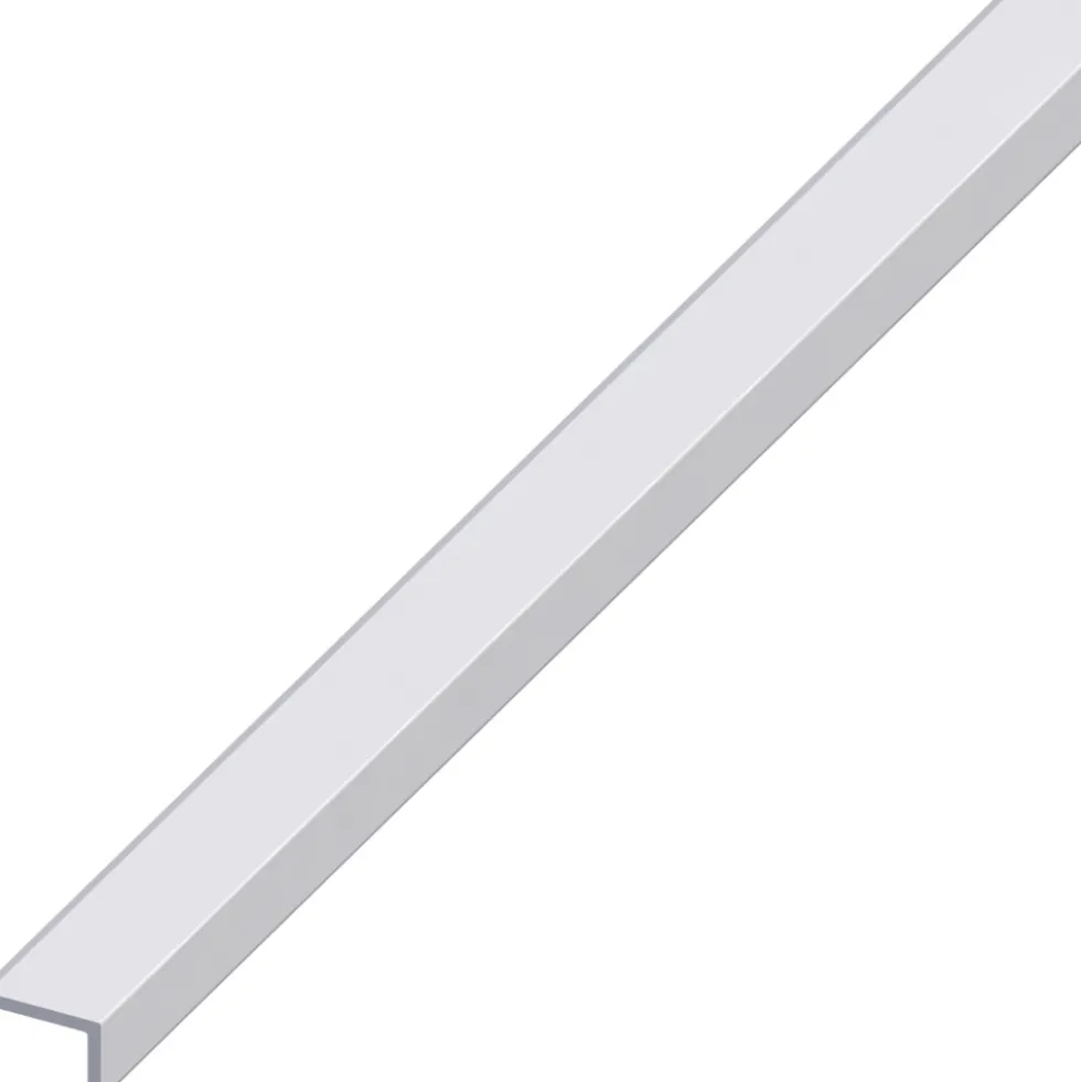 Kantenschutz-Profil Aluminium eloxiert 2000 x 14 x 10 x 1,5 mm silberfarben