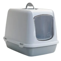 Katzentoilette ''Premium'' mit Haube inkl. Schwingtür u. Filter