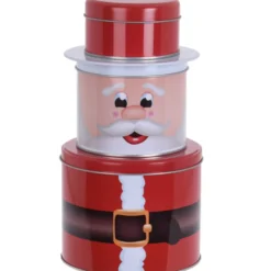 Keksdose 3in1 aus Metall in verschiedenen Weihnachtsmotiven