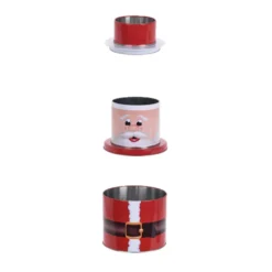 Keksdose 3in1 aus Metall in verschiedenen Weihnachtsmotiven