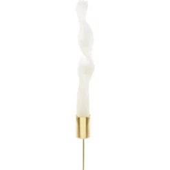 Kerzenhalter-Set 2 Stück 10 cm für Tafel- oder Spitzkerzen, goldfarben