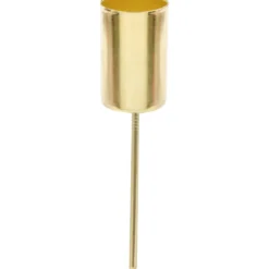 Kerzenhalter-Set 2 Stück 10 cm für Tafel- oder Spitzkerzen, goldfarben