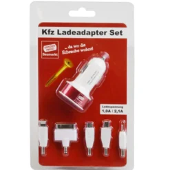 KFZ-Ladeadapter Set 7 teilig 12 V