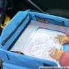 Kinder-Reisespieltisch fürs Auto blau/schwarz