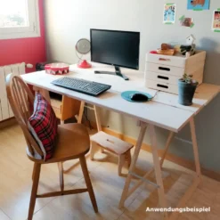 Klappbock 74 x 73,5 cm aus Kiefernholz