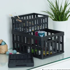 Klappbox Medium in Schwarz