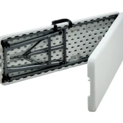 Klappsitzbank 180x28x43,5 cm aus HDPE in Weiß