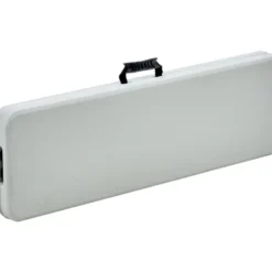 Klappsitzbank 180x28x43,5 cm aus HDPE in Weiß