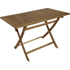 Klapptisch 120 x 70 x 74 cm Akazie