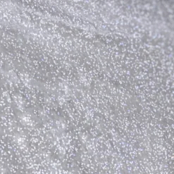 Klarsicht Tischdecke X-Mas-Motiv "Glitter silber"