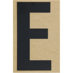 Klebebuchstabe E 100 mm schwarz