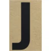 Klebebuchstabe J 100 mm schwarz