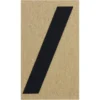 Klebebuchstabe Satzzeichen Schrägstrich 100 mm schwarz