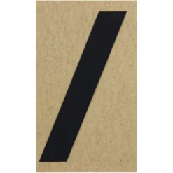 Klebebuchstabe Satzzeichen Schrägstrich 100 mm schwarz