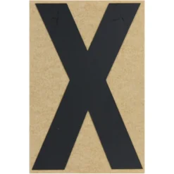 Klebebuchstabe 100 X mm schwarz