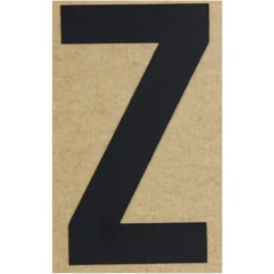 Klebebuchstabe Z 100 mm schwarz