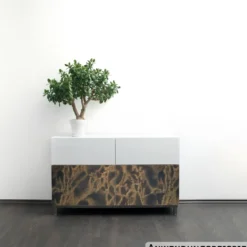 Klebefolie 200 x 45 cm mit schwarzen Marmormotiv