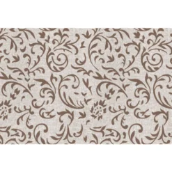 Klebefolie 200 x 45 cm Ranken-Optik braun